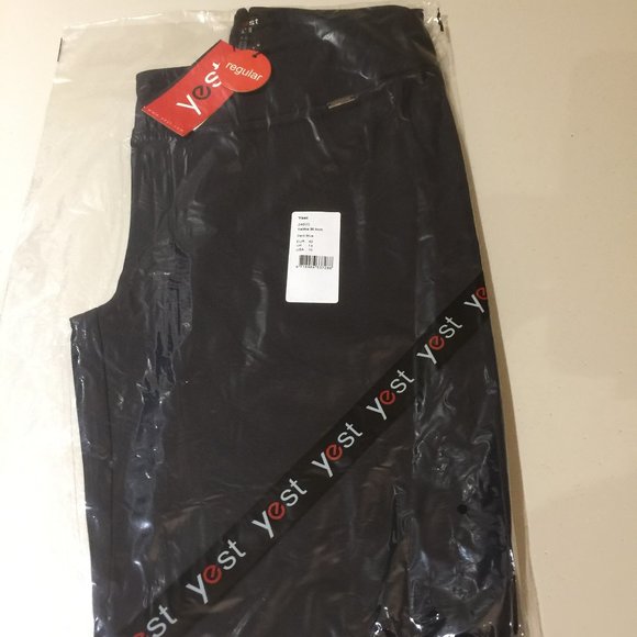 Yest Yaltha Pull On Pants Capris 24603 Dark Blue Size 10 - Picture 2 of 7